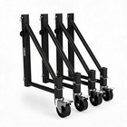 Set 4 Scaffolding Outriggers With 5  Swivel Casters For Baker-style Scaffolding