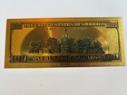 24k Gold Plated Foil   100 Dollar Bill Banknote Collectable Money