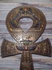 Bronze Finished Ancient Egyptian Ankh Symbol Wall Hanging 15 3 4   Versones 