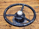 Vintage Cast Iron Steering Wheel Arcade Carnival Ride Game