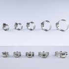 120pcs Adjustable Hose Clamps Worm Gear Stainless Steel Clamp Assortment Kit
