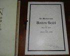 Conductor Anton Seidl 1898 Metroplitan Opera Memorial Program   1899 Lted Volume