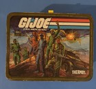 G i  Joe 1982 Hasbro Metal Lunch Box Lights Up Derek   s Stranger Things Thermos 