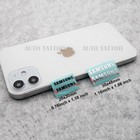 4pc Sticker Logo For Samsung Tv Laptop Microwave Oven Dishwasher Remote Control