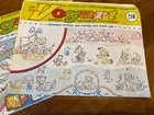 Vtg Vogart Hot Iron On Transfer Patterns Lot Of 2 Pkgs Embroidery Puppies Cowboy