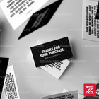 500 Thank You For Your Purchase Business Cards Pro Design 16pt Uv Gloss Or Matte