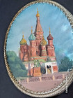 Beautiful Antique Russian Silver Enamel Pill Box Kremlin Picture