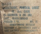 Unissued Vintage Korean War Us Gi Army Louse Powder Tin Fresh From Original Case
