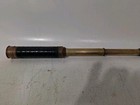 Antique 2-drawer Brass Spyglass Telescope  Made In France  Ca 1900