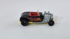 Hot Wheels  mcdonalds Happy Meal  1993 Hot Rod Black W red Flames   Interior