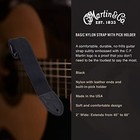  Guitar Strap  18a0103  black 