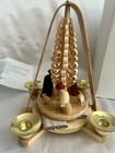 Richard Gl  sser Gmbh Rotating Wood Nativity Candle Pyramid W  Candles 01668 Nib