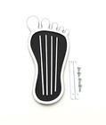 Vintage Gas Pedal Bare Foot Pad Cover Cal Custom Socal Hot Rat Rod Black Chrome