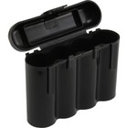 6 Black Aa Aaa Battery Battery Plastic Storage Case Holder Box Usa Ship