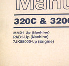 Cat Caterpillar 320c L Excavator Parts Manual Book Crawler Mab Pab Series List
