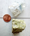 Chakra Reiki Healing Stones 2 Piece Crystal Lot 66g Mineral Specimen Rough Rock
