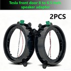 2pcs Front Door 8  To 6 5  Speaker Adapter Spacer Harness For Tesla Model 3   Y