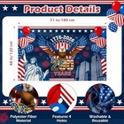 250 Years America Anniversary Backdrop Banner 48x71 Inch  250th Usa Eagle01