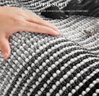 Bathroom Rugs And Mats Sets  2 Piece  20  X 60  Plus 20  X 32   Black