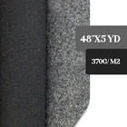 5 Yard X 48  Black Speaker Dj Box Sub Enclosure Cabinet Trunk Liner Carpet