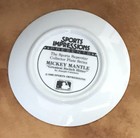 1989 Mickey Mantle Decorative Mini Plate New York Yankees  Sports Impressions