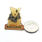 Spuds Mackenzie Bud Light Dog Pin With Blue Star Shirt Advertising Collectible