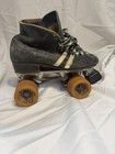 Vtg Riedell Red Wing Roller Skates Sure Grip Plates Zinger Wheels Usa