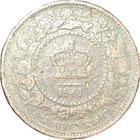 1861 New Brunswick One Cent Copper Coin - Vg   very Good Condition