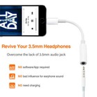 For Iphone Headphone Lot Adapter Jack 8pin To 3 5mm Aux Cord Dongle Converter