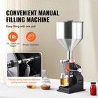 5-50 100ml Manual Paste Liquid Filling Machine Bottle Liquid Filler With Pedal