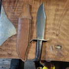 First Edition Western W49 Vintage Bowie Sheath Knife Made In Usa Great Condition
