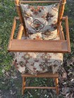 Vintage Cass Toys Wooden Doll High Chair Antique Toy Old Dolly Girl Made In Usa