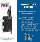 Garbage Disposal Air Switch Kit  Dual Outlet Sink Top Switch Button For All  Foo