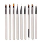 9pcs Uv Gel Acrylic Nail Brush Set  Nail Tips Extension Nail Brushes Brush Set