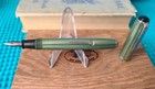 Vintage Esterbrook Green And Silver Fountain Pen W  Box