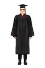 Graduation Cap And Gown With 2025year Tassel For College Or High School  Black