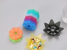 Round 7 Day Pill Box Organizer For Medicine Travel Case Holder Weekly