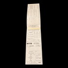 1965 Houston Belt   Terminal Railway Co Train Ticket Houston To Sweetwater