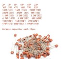 Ceramic Capacitor Assortment Kit Dip 2pf-100nf 30 Values Each 10pcs In