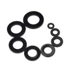 Durable Flat Black Nylon Washers - Sizes M2 To M24 For Versatile Applications