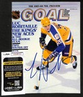Luc Robitaille Hof Signed autographed 1987 Nhl Goal Magazine Kings Jsa 198034
