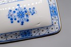 Herend Hungary Blue Garden Trinket Box   Damaged Lid - 7876 - Free Usa Shipping
