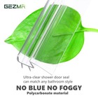 2-pack Ultra Clear Shower Door Bottom Seal  3 8   X 39    Polycarbonate  Fram   