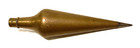 64 Oz O j  Kuker Original Brass Plumb Bob 4lb Carpenter 9 5    Long Seattle Usa