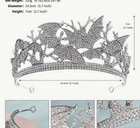Bat Crown  Crystal Crown  Witch  Evil Queen Crown  Silver Crown Halloween New