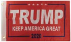 Trump 2020 Keep America Great Red 2-sided Rough Tex 68d Nylon 12x18 12 x18  Flag