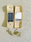 Vintage At t Trimline Corded Phone Beige Push Button Telephone Lighted Dial