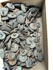 World War 1 Usmc United States Marine Corps Jacket  Collar Buttons Lot Dug