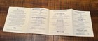 Vintage Victoria Station Restaurant Dinner Menu St  Louis Christmas