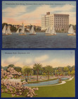 Lot Of 7 Different Unused Vintage Charleston  Sc Postcards - 5 Linen   2 Chrome 